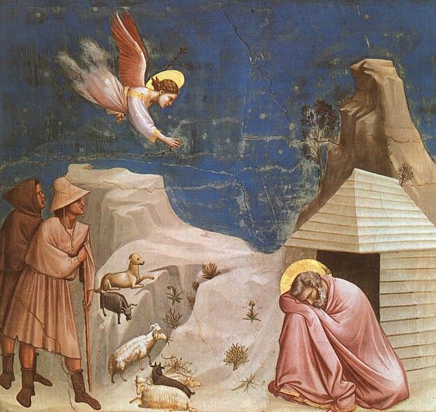 Giotto - Scrovegni - [05] - Joachims Dream.   