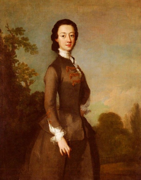 Wilson Richard Portrait Of A Lady Possibly A Member Of The Foley Family. , 