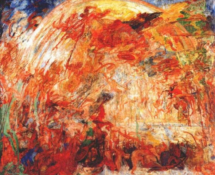 ensor expulsion of the fallen angels 1889. 