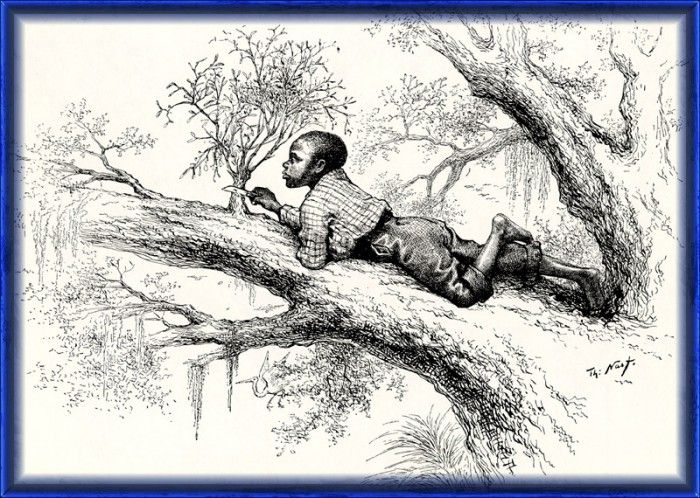 zFox SWD TN 56 Cutting  Mistletoe In The South. Nast, 