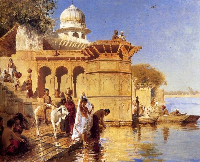 Weeks Edwin Along The Ghats Mathura. Недели, Эдвин Лорд