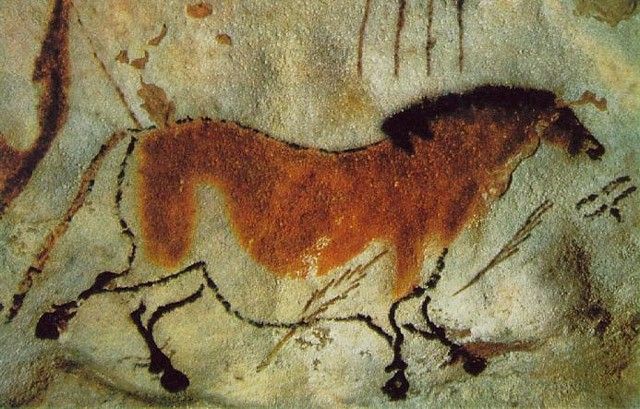 CAVE PAINTING - HORSE, C 15,000-10,000 BC.  