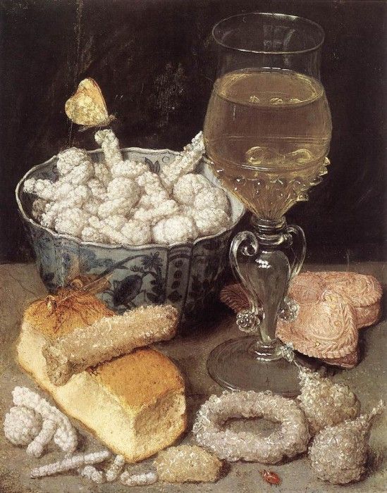 FLEGEL Georg Still Life With Bread And Confectionary. , 
