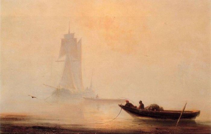 Fishing Boats In A Harbor.   