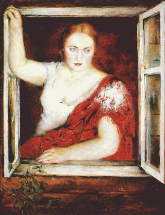 williams woman in a window 1930s. 
