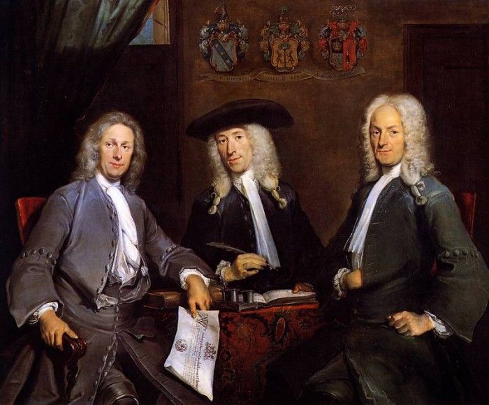 Troost Cornelis Three of Surgeons guild Sun. Troost, 