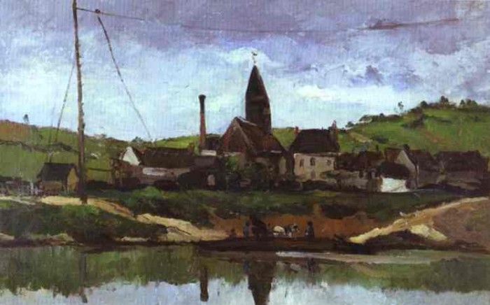 Cezanne - View of Bonnieres. , 