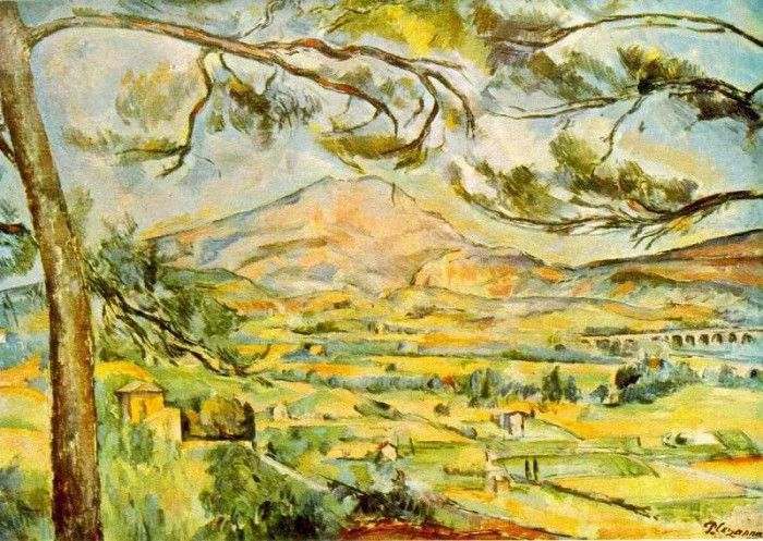CeZANNE MONT SAINTE-VICTOIRE,1885-87, CORTAULD INST.OF ART,L. , 