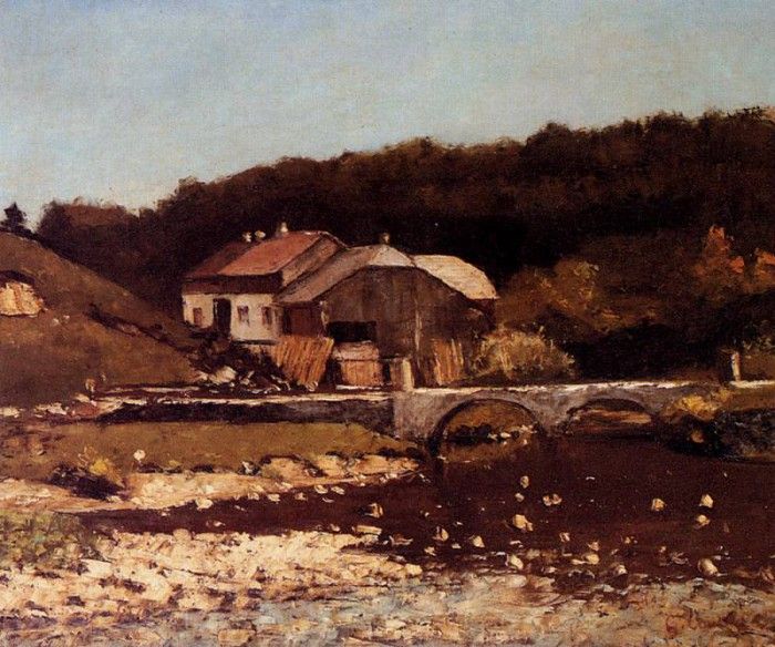 Courbet Gustave La Ferme De Bonnevaux. , 