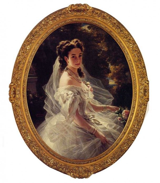 Winterhalter Franz Xavier Pauline Sandor Princess Metternich 1860. ,  