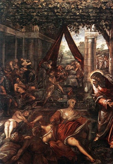 Tintoretto La Probatica Piscina. , 