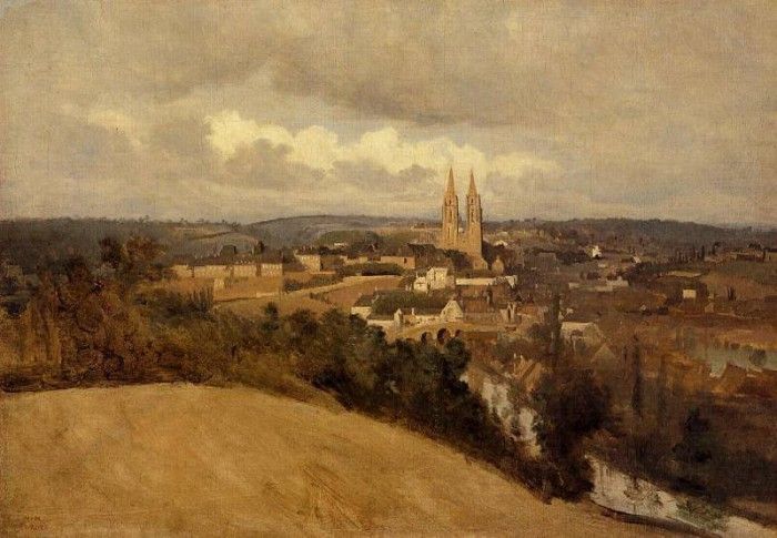 Corot View of Saint Lo. , --