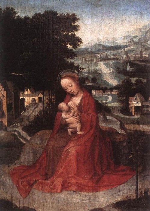 ISENBRANT Adriaen Rest during the Flight to Egypt 2. Isenbrandt,  Ysenbrandt