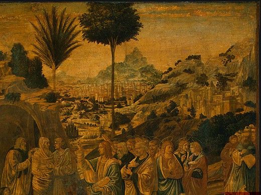 Gozzoli The Raising of Lazarus, probably 1497, 65.5x80.5 c(6. , 