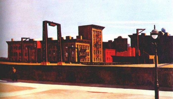 hopper manhattan bridge loop 1928. ������ ������