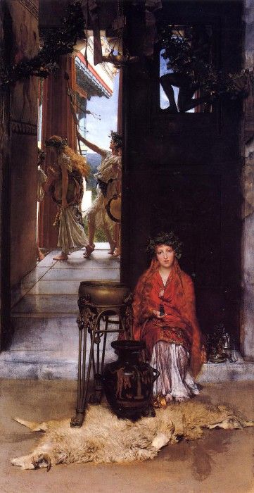 Alma Tadema The Way to the Temple. - 