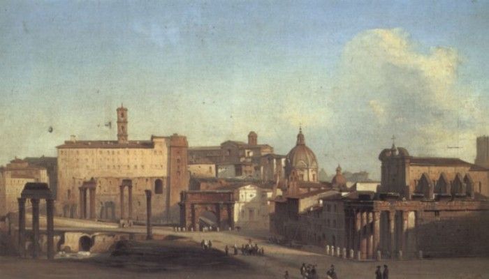 A View Of The Forum. , 