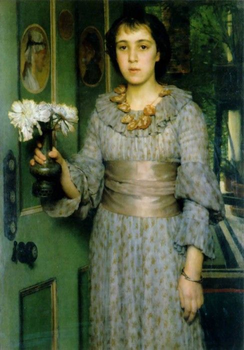 Portrait of Anna Alma-Tadema. - 