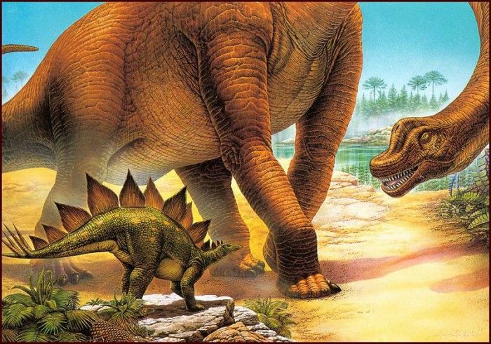 lrsD06EbelAlex-Brachiosaurus&Stegosaurus. , 