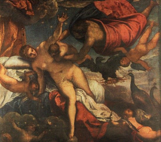 TINTORETTO THE ORIGIN OF THE MILKY WAY, 1570,NGLONDON. , 