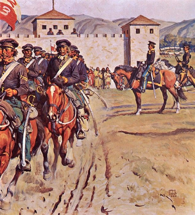 zFox SWD HVS 18 The US Cavalry At Fort Laramie. ������, ������� ���