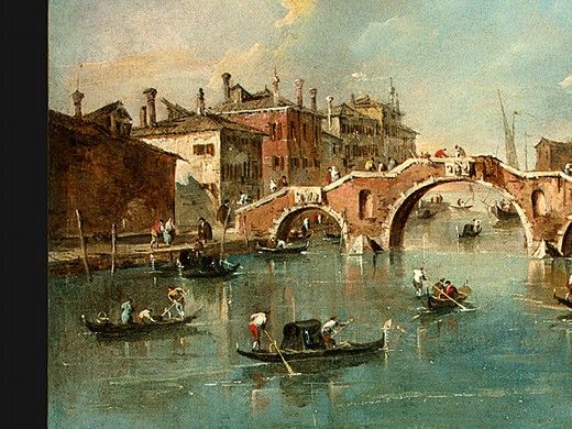 Guardi View on the Cannaregio Canal, Venice, c. 1775-1780,(1.  