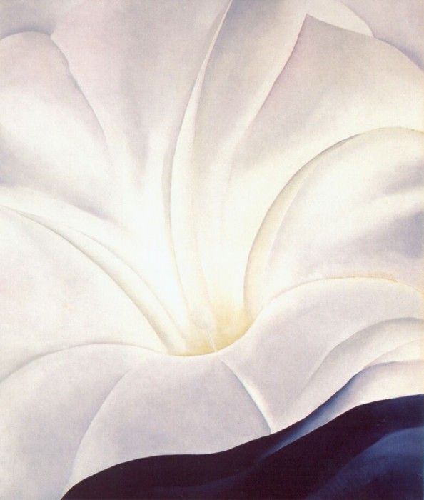 okeeffe morning glory with black no 3 1926. OKeeeffe, 