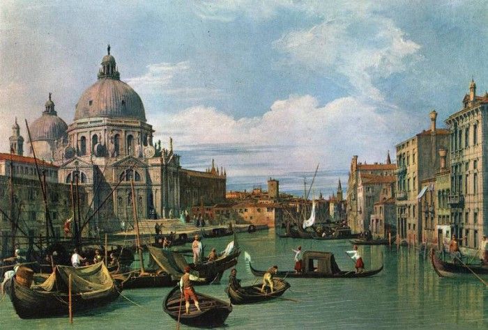 Canaletto The Grand Canal and the Church of the Salute. 