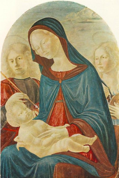 NEROCCIO DE LANDI Madonna With Child St Sebastian And St Catherine Of Alexandria. , Neroccio 