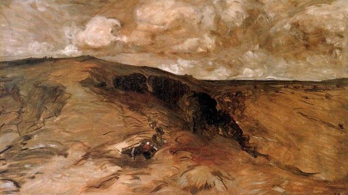 Konijnenburg van Willem Hillious landscape Sun. Konijnenburg, ���