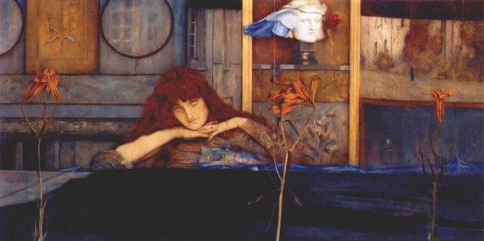 khnopff i lock my door upon myself 1891. , 