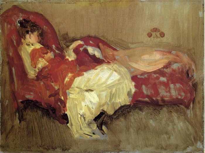 Whistler Note in Red = The Siesta. ,   