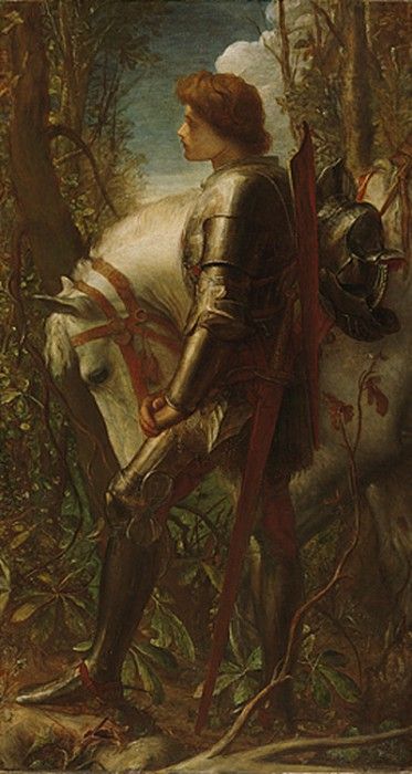 Watts George Frederick Sir Galahad 1862. ,  