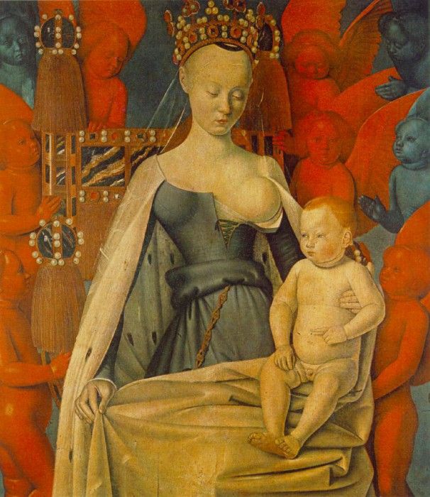 FOUQUET MADONNA, MUSEE ROYALE DES BEAUX ARTS, ANTWERP. , 