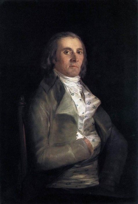 GOYA Francisco de Portrait of Andres del Peral.   ,  