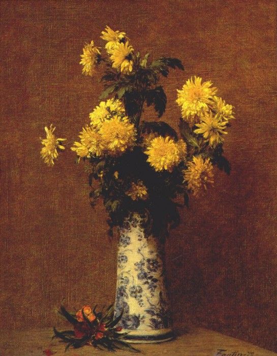fantin-latour chrysanthemums 1879. -, ---