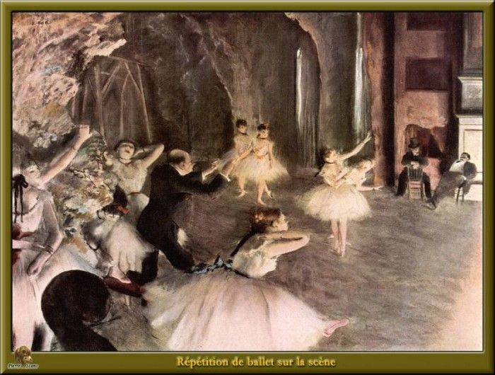 PO Degas 45 Repetition de ballet sur la scne(1878-1879). , --