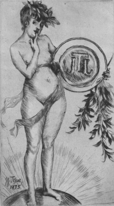 Tissot Premier frontispiece avec le monogramme. Tissot Jacques Joseph