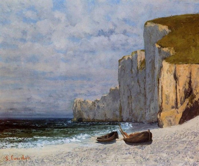 Courbet Gustave A Bay with Cliffs. , 