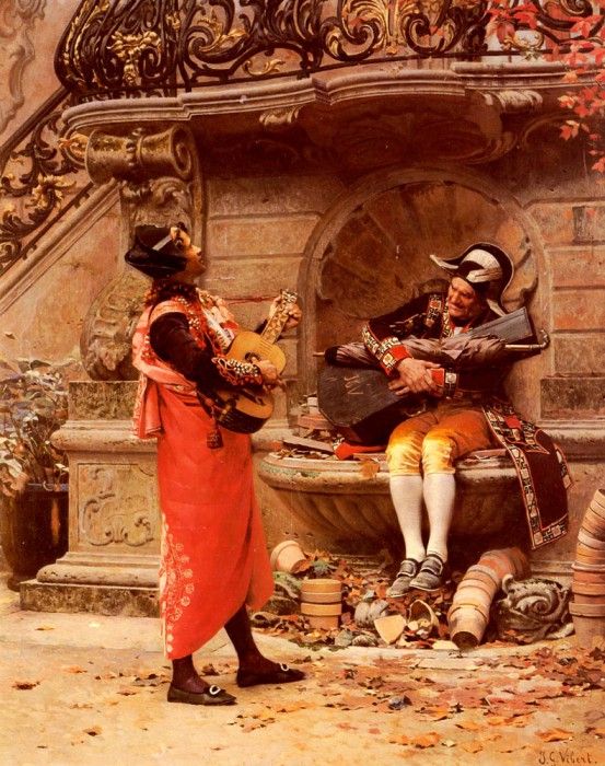 Vibert Jean Georges The Serenade. Vibert,  