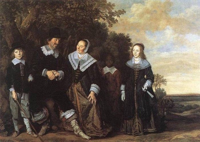HALS Frans Family Group In A Landscape. , 