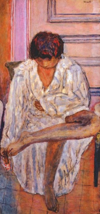 bonnard woman at her toilette c1923.  