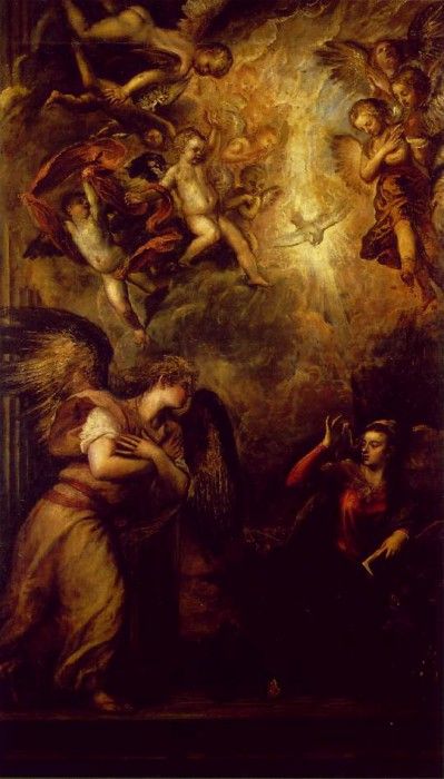 TIZIANO ANNUNCIATION CHURCH OF SAN SALVADOR VENICE.  ( )