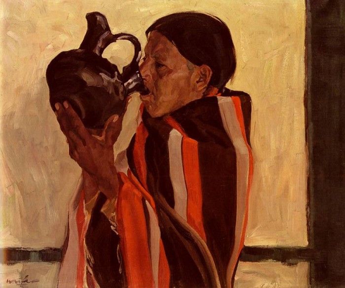 Ufer Walter Taos Indian Drinking. Ufer, 