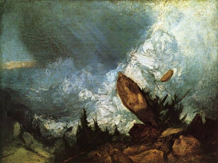 Turner Joseph Mallord William The Fall of an Avalanche in the Grisons. ,   