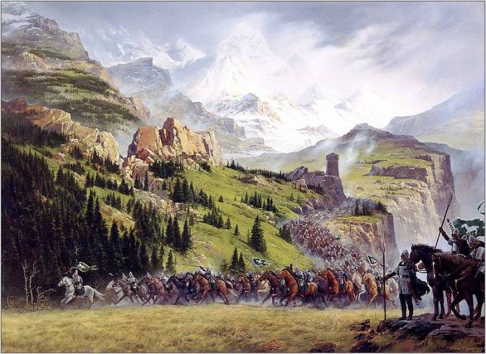 Daniel Ted Nasmith The Riders Of Rohan - Xxx 1694 . Nasmith, 