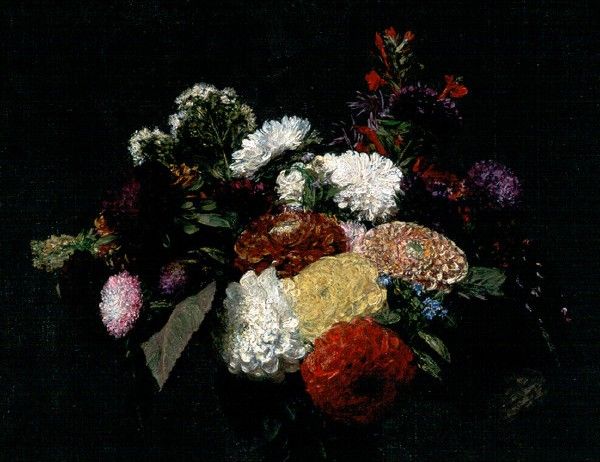 Fantin Latour Dahlias 1873. -, ---