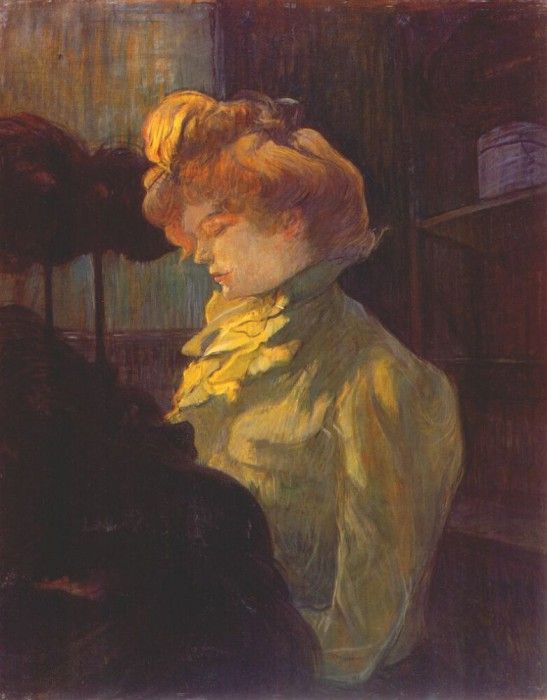 lautrec the modiste 1900. -,  