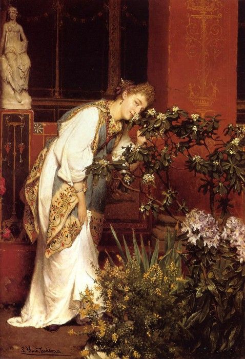 Alma Tadema In the Peristyle2. - 