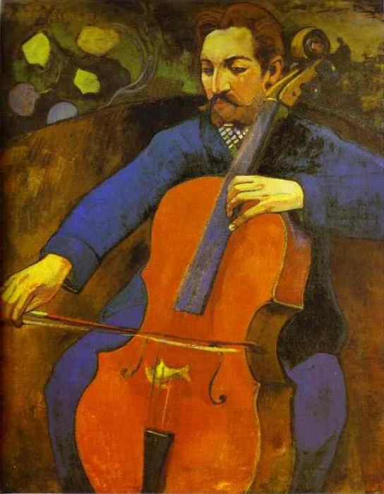 Gauguin - The Cellist (Portrait Of Upaupa Scheklud). , 